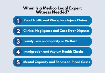 when is a medico legal expert witness neededs