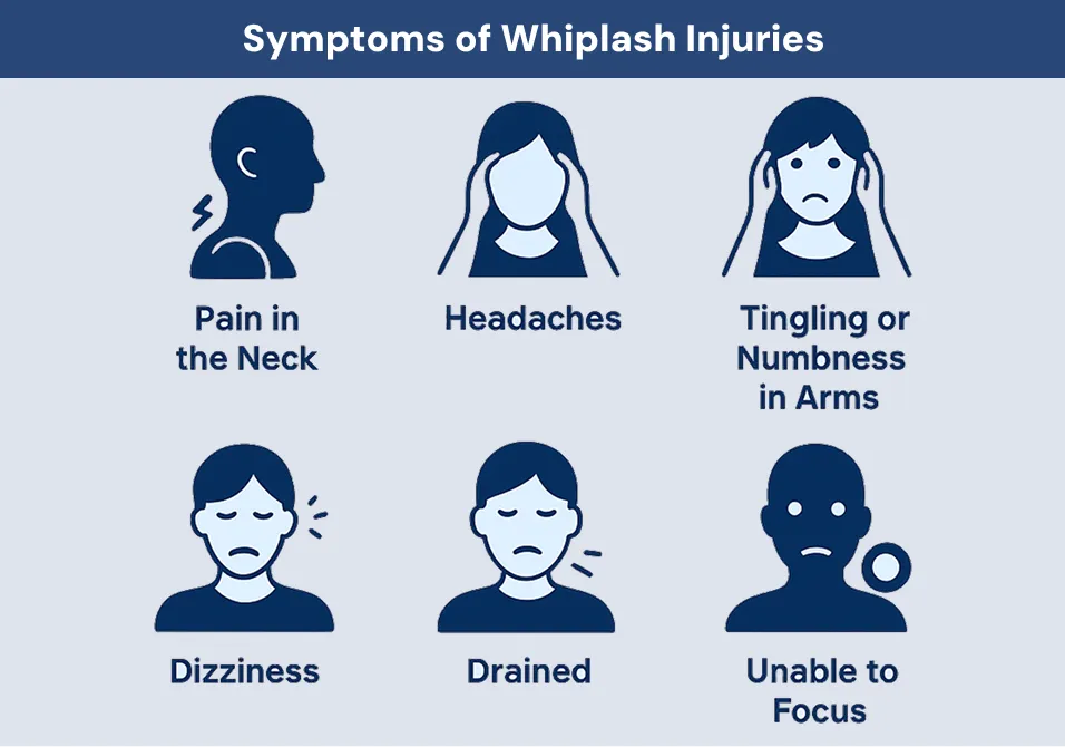 Symptoms of Whiplash Injuries