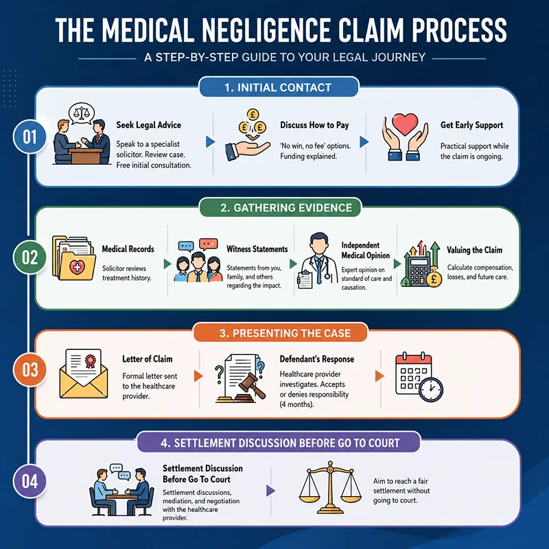 What Is the Process of Compensation for Medical Negligence?