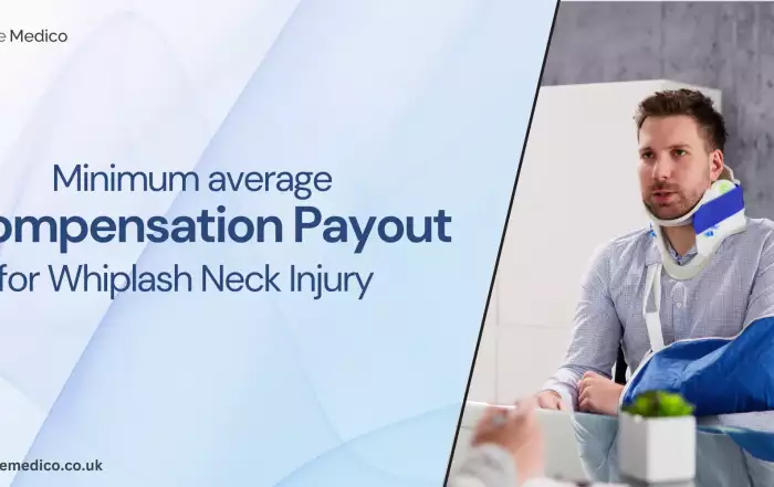 Minimum average compensation payout for whiplash neck injury