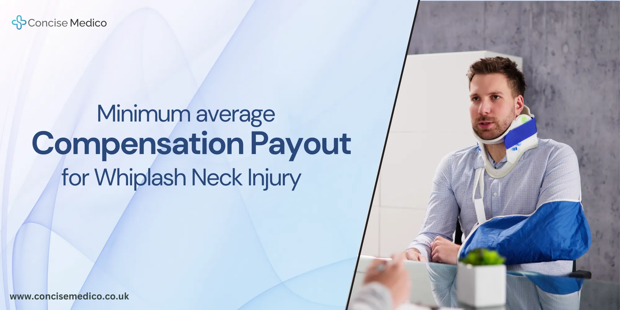 Minimum average compensation payout for whiplash neck injury