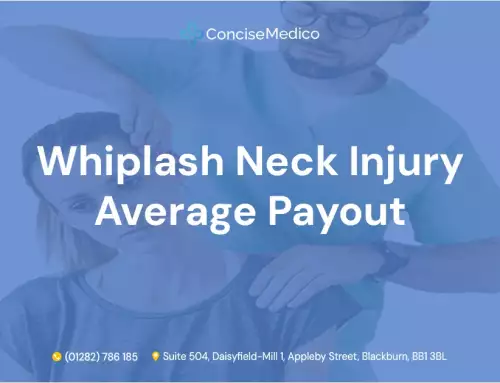 Minimum average compensation payout for whiplash neck injury