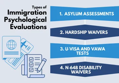 Types of Immigration Psychological Evaluations