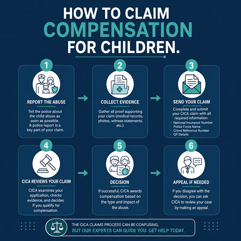 How to claim compensation for children