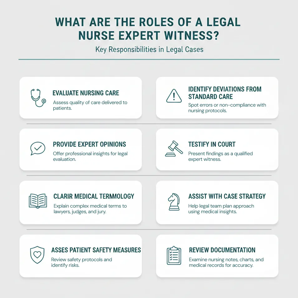 What Are the Roles of a Legal Nurse Expert Witness