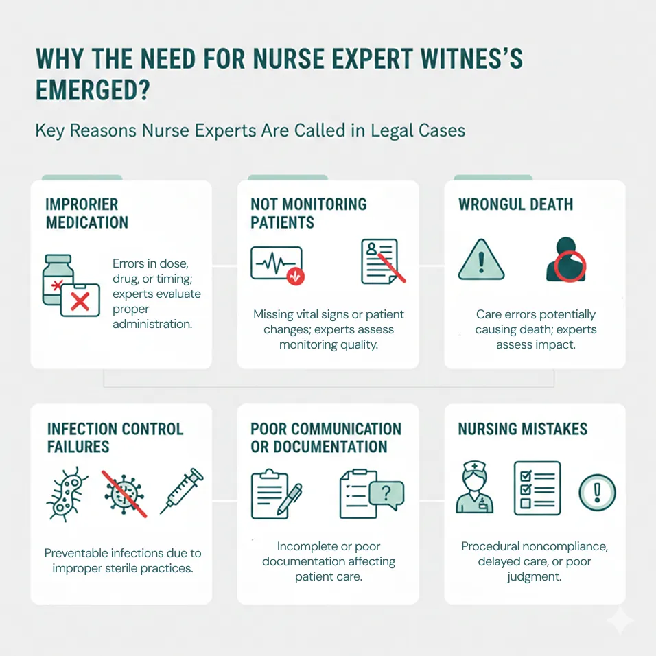 Why the Need for Nurse Expert Witnesses Emerged Why the Need for Nurse Expert Witnesses Emerged