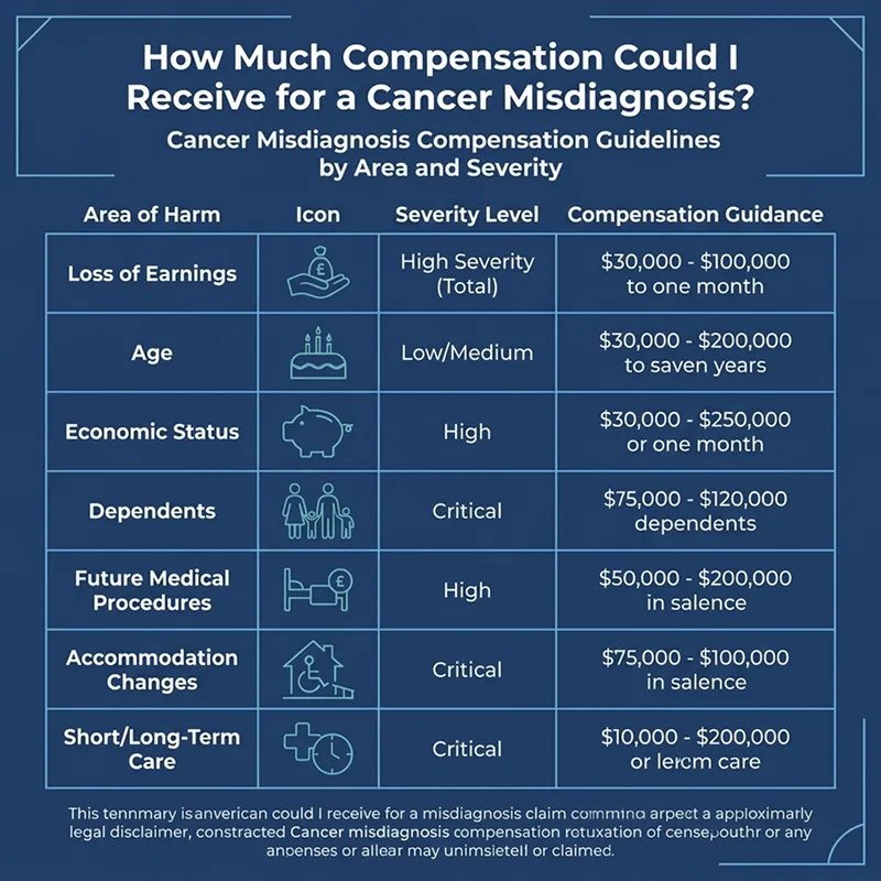 How Much Compensation Could I Receive for a Cancer Misdiagnosis