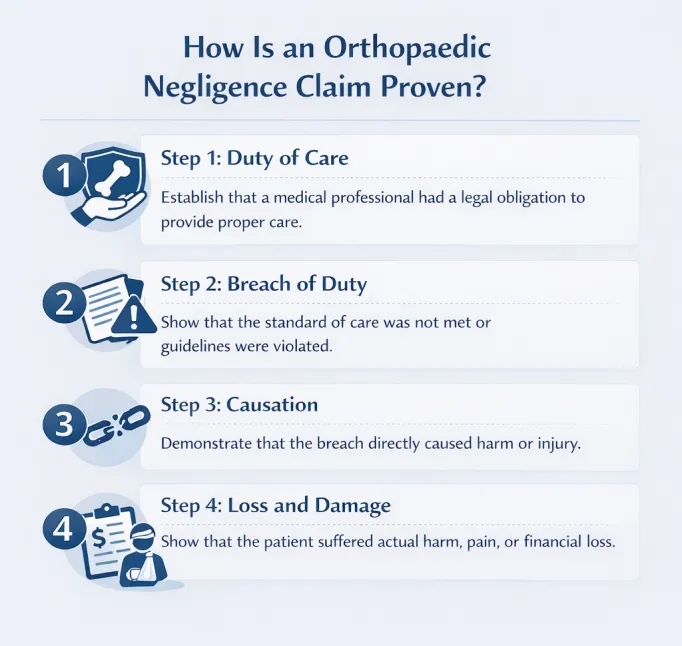 How Is an Orthopaedic Negligence Claim Proven?
