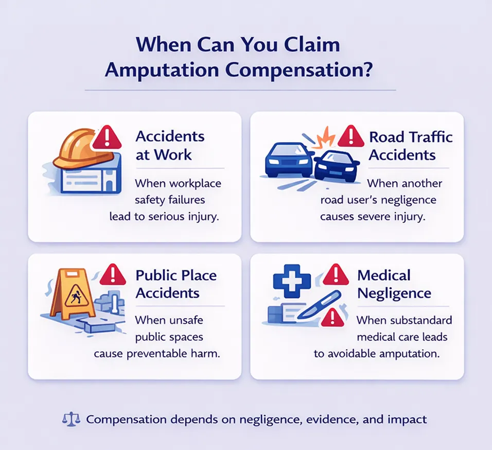 When Can You Claim Amputation Compensation When Can You Claim Amputation Compensation?