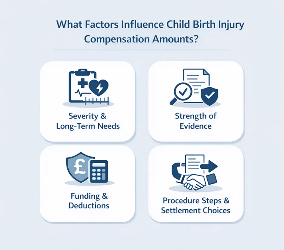 What Factors Influence Childbirth Injury Compensation Amounts?