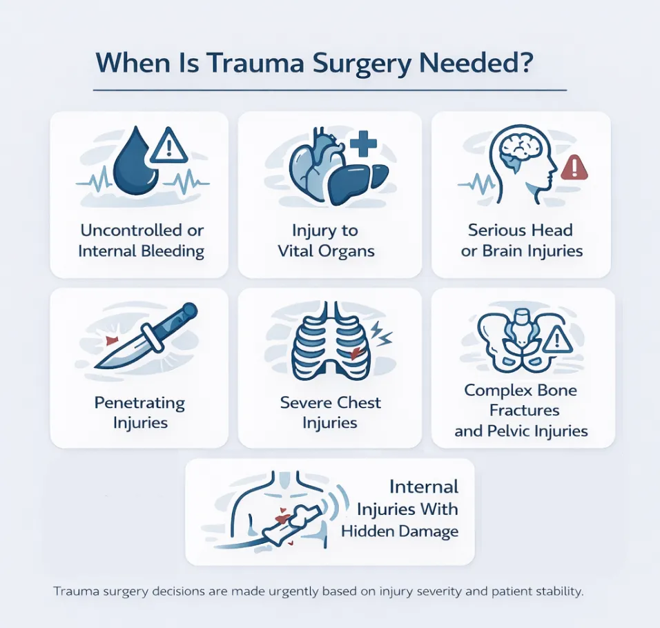 When Is Trauma Surgery Needed?