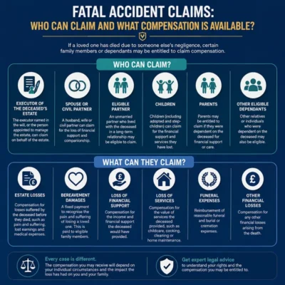 Fatal Accident claims Who can claim ans what compensation is Available