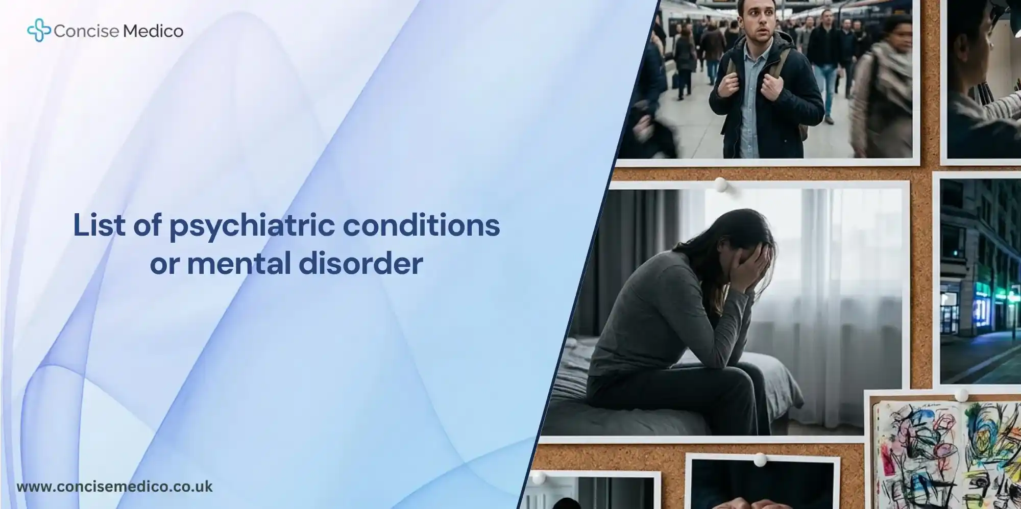 mental disorders list​