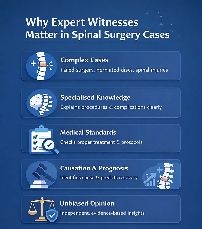 Why Expert Witnesses Matter in Spinal Surgery Cases