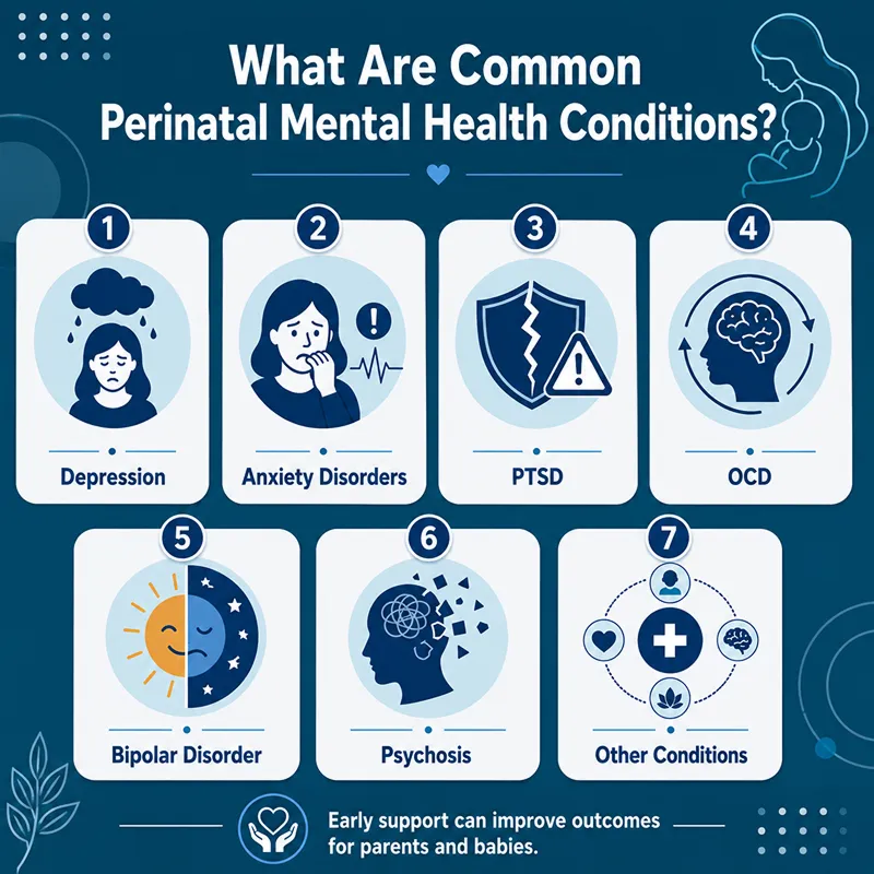 What Are the Common Perinatal Mental Health Conditions?