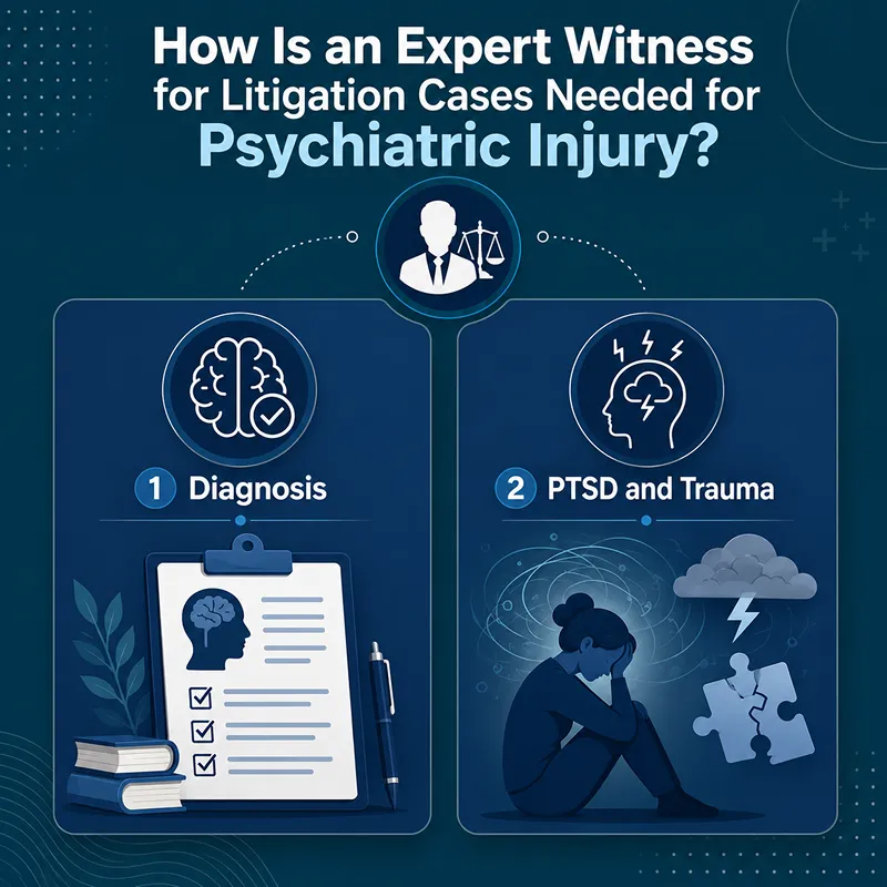 How Is an Expert Witness for Litigation Cases Needed for Psychiatric Injury