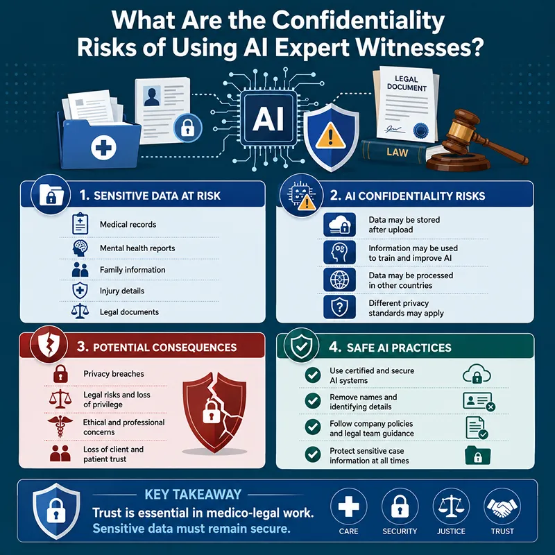 What Are the Confidentiality Risks of Using AI Expert Witnesses?
