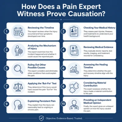 How Does a Pain Expert Witness Prove Causation?