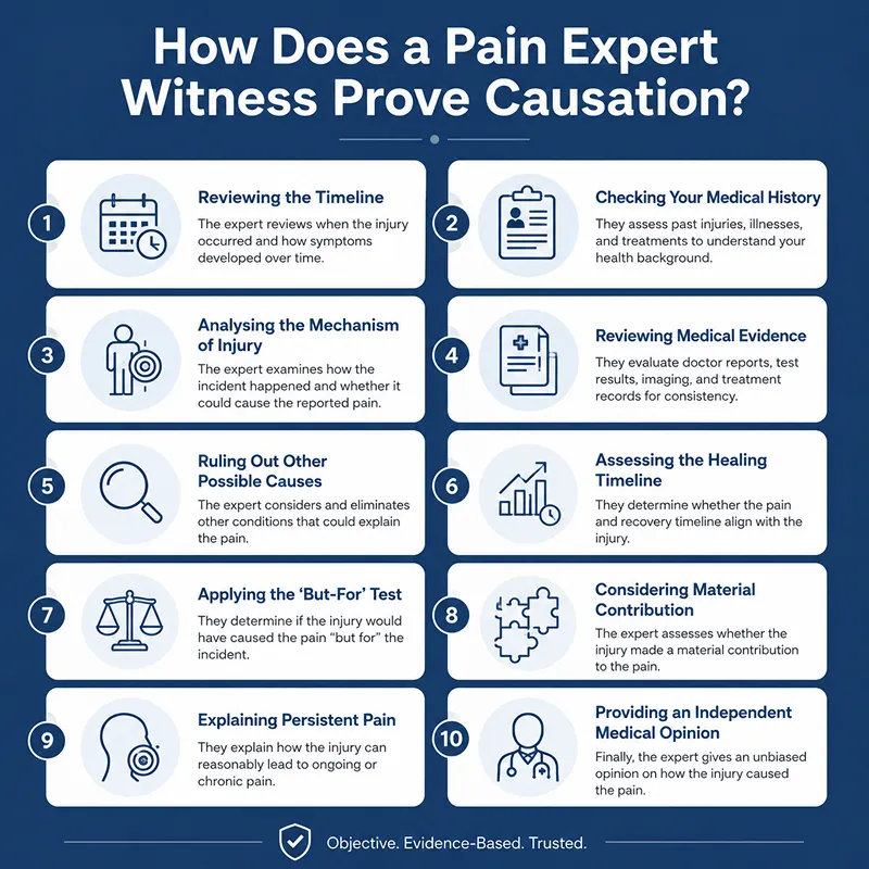 How Does a Pain Expert Witness Prove Causation?