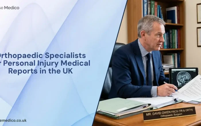 Orthopaedic Specialists for Personal Injury Medical Reports in the UK