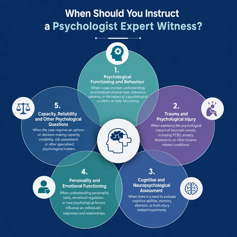 When Is a Psychologist Expert Witness Instructed?