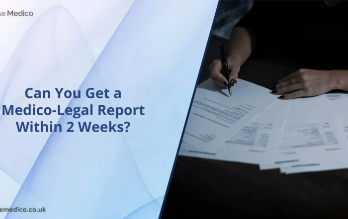 medico legal report in 2 weeks