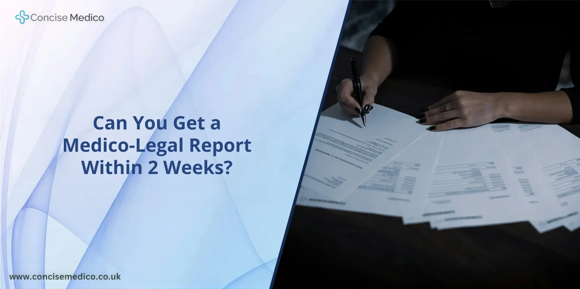 medico legal report in 2 weeks
